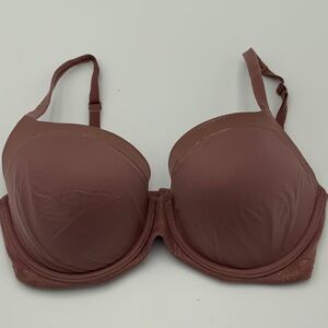 Victoria's Secret Body by Victoria Mauve Brown Molded Lined T-Shirt Bra